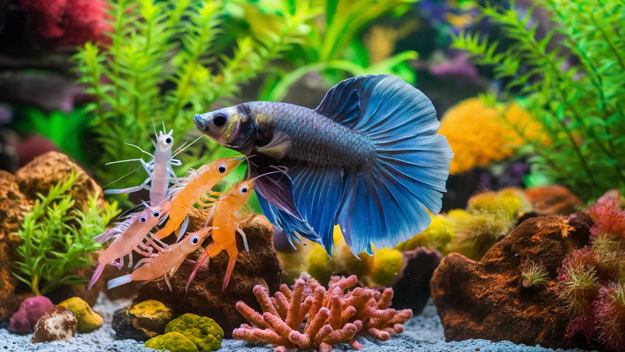 Can Betta Fish Live With Shrimp?