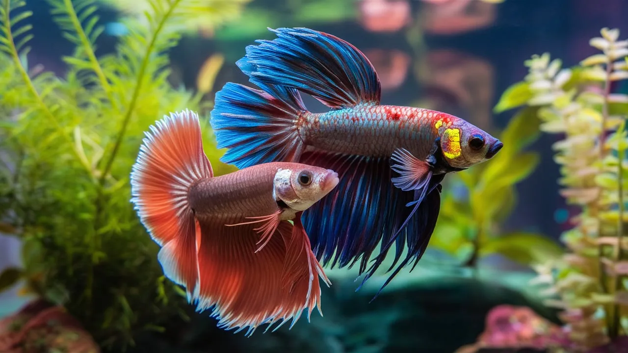 Male And Female Betta Fish